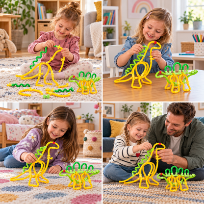 DIY Twisty Sticks – Kreatives 3D-Bauset & MINT-Konstruktionsspiel