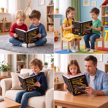 Interaktives sprechendes Dinosaurier-Enzyklopädie-Buch