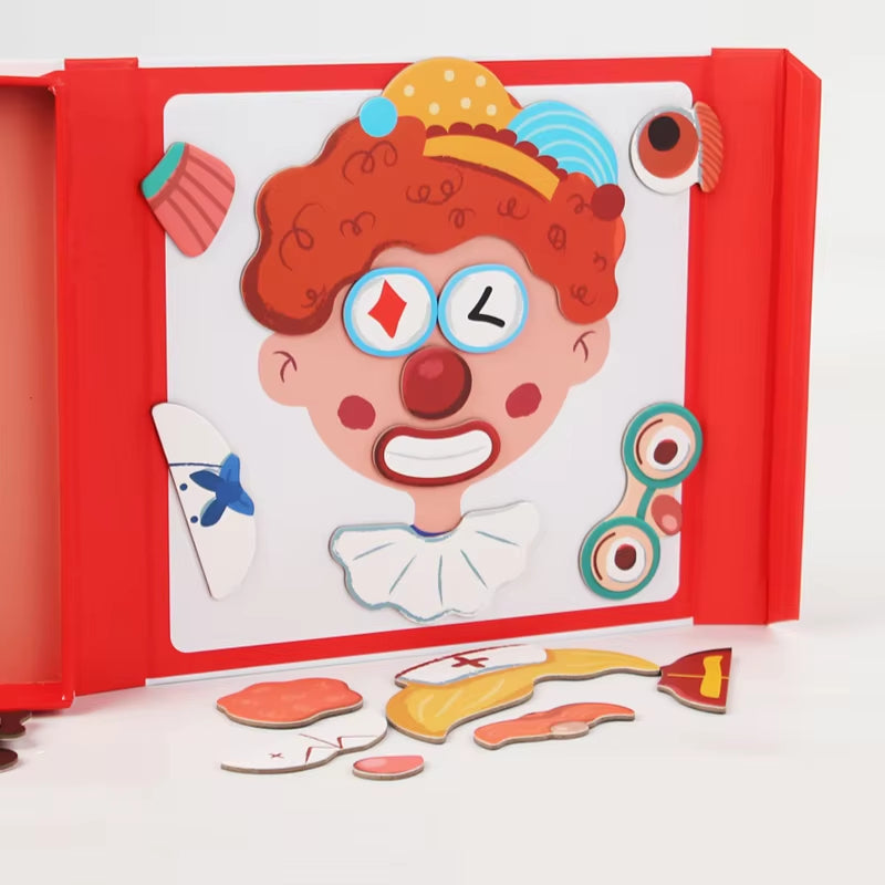 Pädagogisches Gesichtsausdruck Lern Puzzle für Kinder